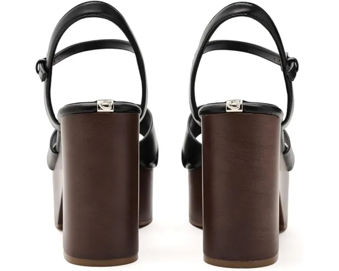 Босоножки GUESS Qeelin с каблуком и платформой