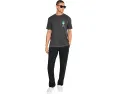 Футболка RVCA Frond Mural Short Sleeve с тропическим принтом и винтажным кроем