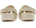 Классические сабо Crocs с сезонным принтом на платформе
