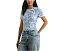 Paisley Stretch Cotton Crewneck Tee