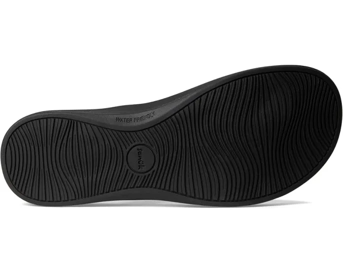 Сандалии Sanuk Cosmic Shores Leopard с металлическим принтом и стелькой из пены Bloom