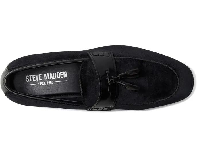 Бархатные лоферы Steve Madden Salinas на квадратном каблуке