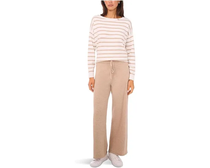 Stripe Long Sleeve with Rolled Edge