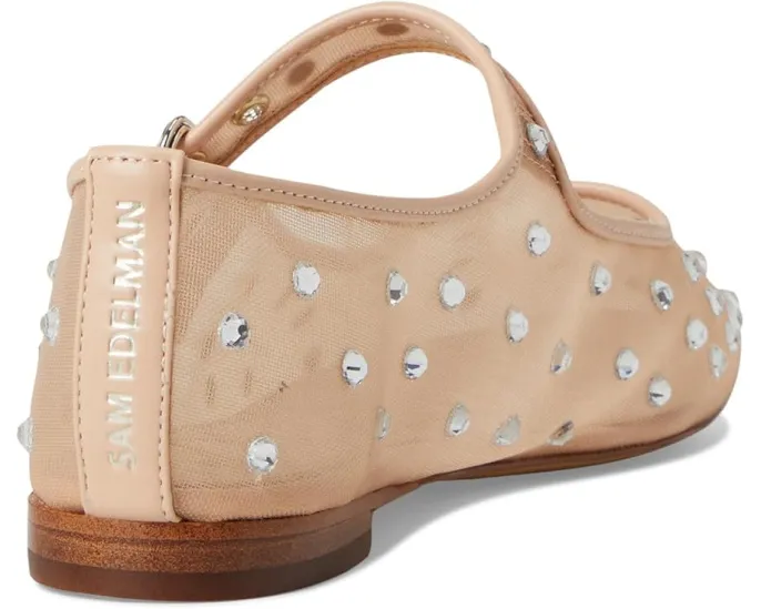 Балетки Sam Edelman Michaela Shine с стразами и квадратным носком