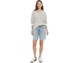 Шорты Ex-Boyfriend Mid-Rise Slouchy из хлопка AG Jeans с длиной шагового шва 7 дюймов
