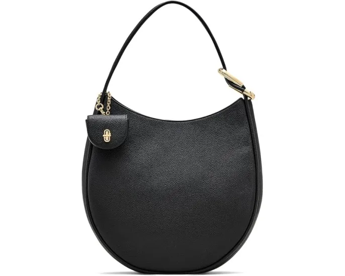 Большая сумка Dual Hobo Marc Jacobs из черной кожи