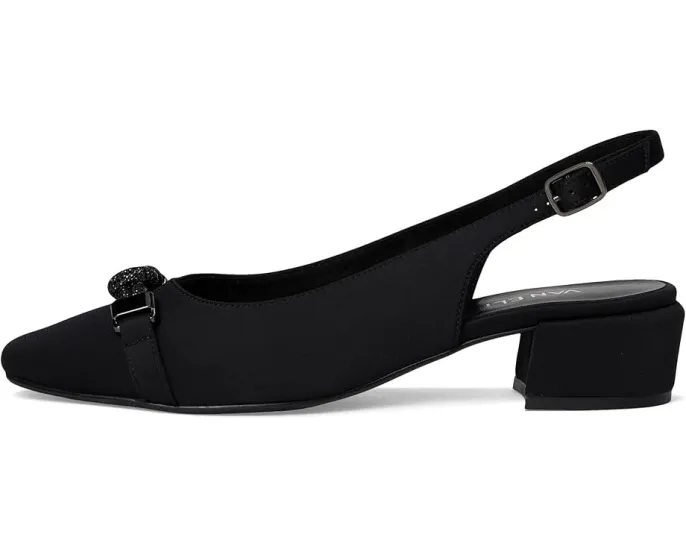 Туфли Vaneli Aldora на каблуке с ремешком и декором из камней