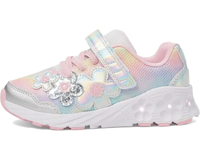 Детские кроссовки Stride Rite SR Lighted Glimmer 2.0 ADAPT с подсветкой и сетчатым верхом