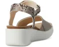 Босоножки ECCO Flowt Wedge Cork на пробковом каблуке с регулируемой лямкой