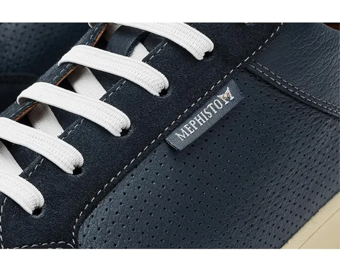 Кроссовки Mephisto Henry с эластичными шнурками и технологией SOFT-AIR