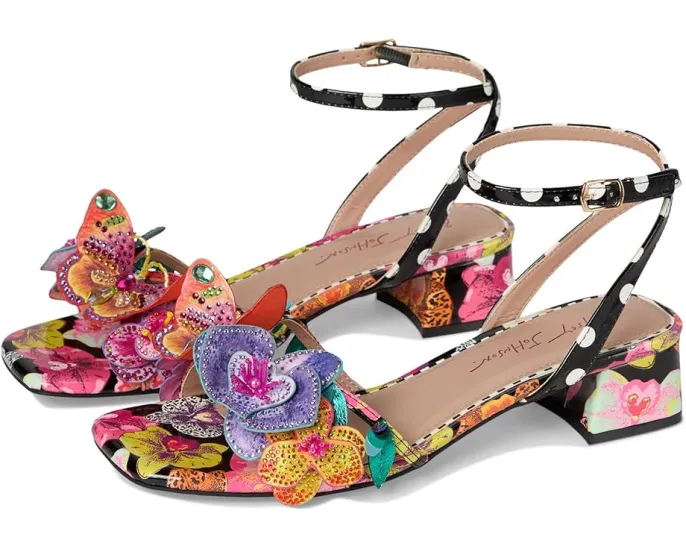 Босоножки Maranda на квадратном каблуке с ярким цветочным принтом от Blue by Betsey Johnson