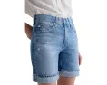 Шорты AG Jeans Ex-Boyfriend с завышенной талией и свободным кроем в оттенке 17 Years Divergent
