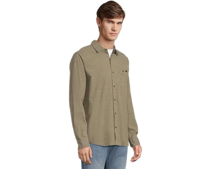 Рубашка Hurley One And Only Slub с длинным рукавом и карманом