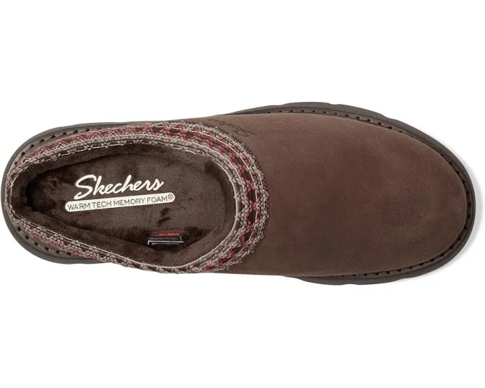 SKECHERS Cozy Up тапочки-клоги с шерстяной подкладкой и стелькой Memory Foam