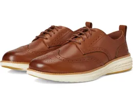 Оксфорды Cole Haan Grand Hurrion Wing Tip с кожаным верхом и подошвой EVA