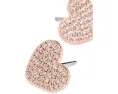 Серьги-гвоздики Yours Truly Pave Heart с камнями кубического циркония от Kate Spade New York