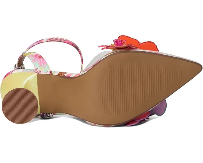 Босоножки Chelsie на шпильке с цветочным декором от Blue by Betsey Johnson