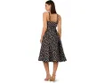 Платье Adrianna Papell в горошек с силуэтом fit-and-flare
