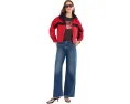 Футболка Junk Food Clothing кроп с блестками San Francisco 49ers