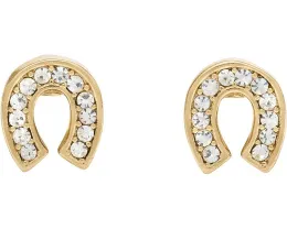 Серьги-гвоздики You're A Gem Pave Horseshoe с кубическим цирконием от Kate Spade New York