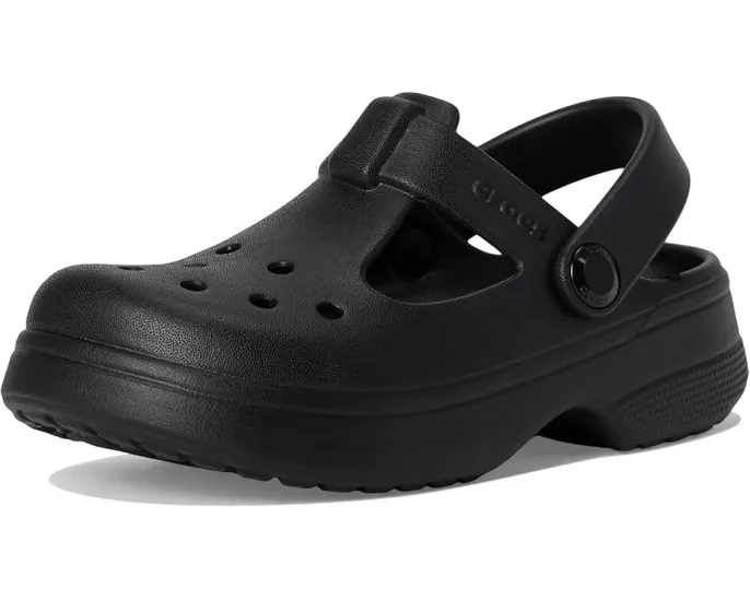 Классические сабо Mary Jane Crocs для малышей с регулируемым ремешком