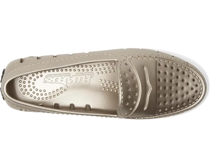 Лоферы Floafers Metallic Posh Driver с массажной стелькой и вентиляцией 360°