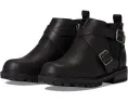 Детские ботинки Kylee от Nina Kids с квадратным носком Black Tumbled