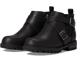 Детские ботинки Kylee от Nina Kids с квадратным носком Black Tumbled