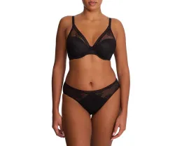 Бюстгальтер Natori Love Lace Full Coverage Plunge T-Shirt с кружевом и полным покрытием