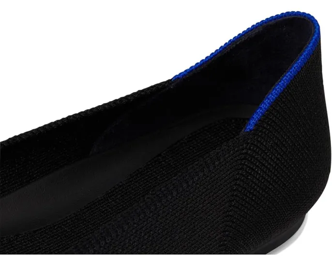 Балетки Rothy's The Point II с просторным носком и эластичной вставкой