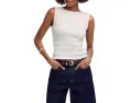 Топ Smocked Boatneck Tank от Madewell со сборками
