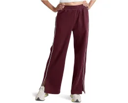 Beyond Yoga Широкие брюки Luxefleece Piper с контрастной окантовкой