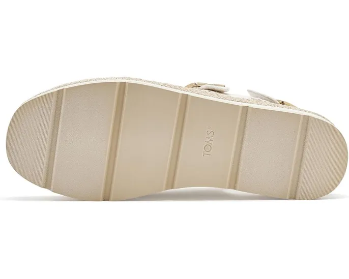 Сандалии TOMS Giana на платформе с регулируемой застежкой на липучке