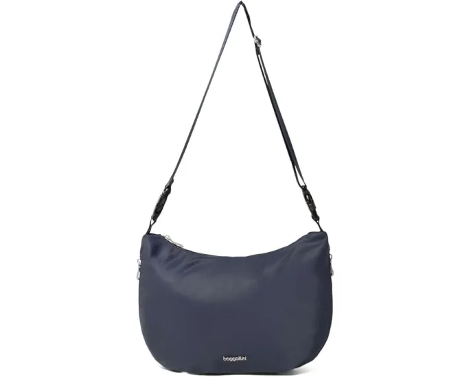 Сумка хобо Baggallini Crescent Convertible с ремнем кроссбоди и ключницей