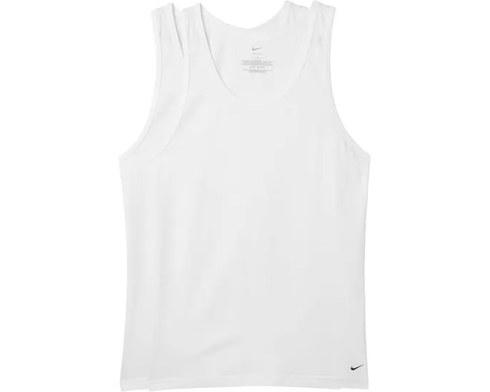 Nike All Day Cotton Stretch топ 2 шт с технологией Dri-FIT и плоскими швами