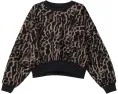Детский худи Nike Kids Club Fleece Boxy с принтом камуфляж и свободным кроем