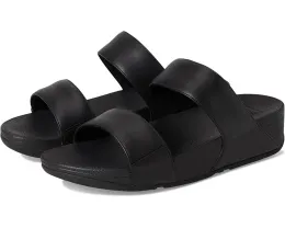 FitFlop Сланцы Lulu Leather Slides из кожи на танкетке