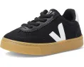 Детские кроссовки VEJA Small Volley Canvas из органического хлопка с круглым носком