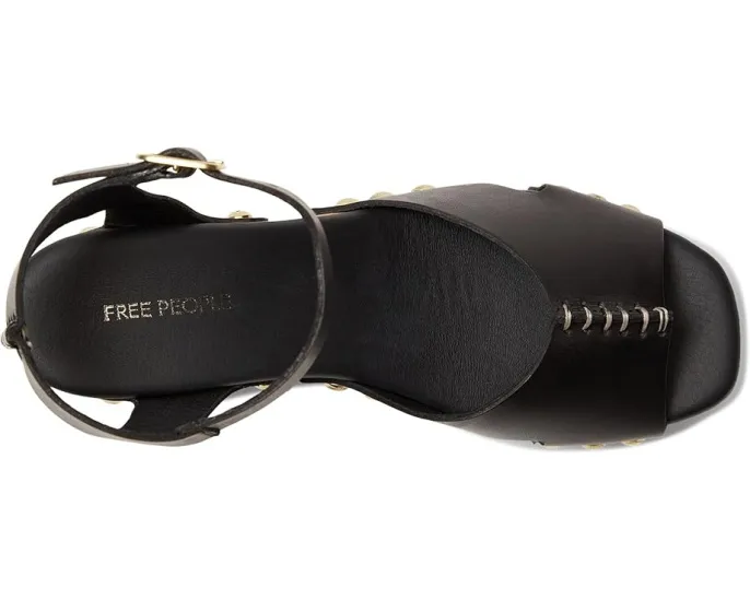 Клог Cecily Clog от Free People с деревянной платформой и квадратным носком