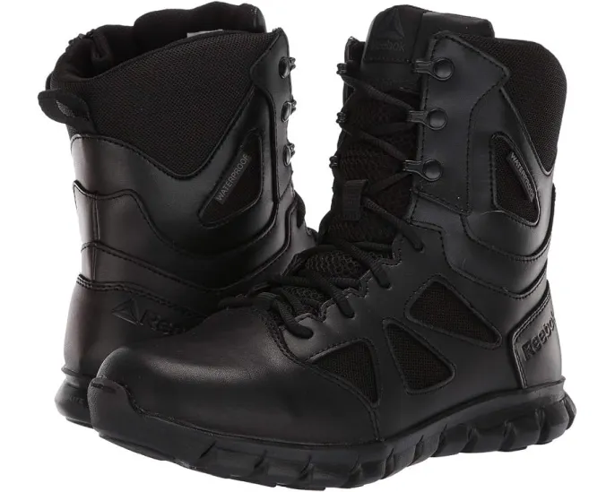 Reebok Work 8" Sublite Cushion Tactical тактические ботинки черные