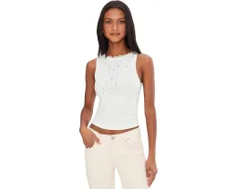 Топ Flirty Flutters Tank с вырезом лодочкой и вышивкой Free People