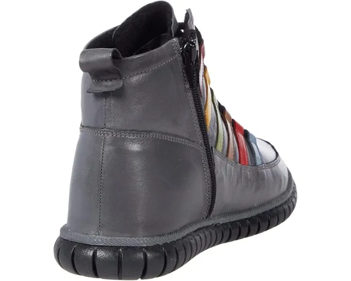 Ботильоны Spring Step Mambo с разноцветными полосками и молнией