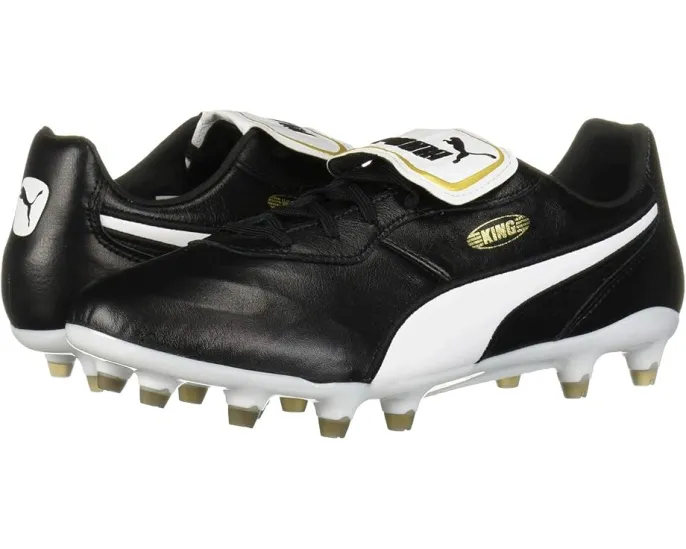 Бутсы для футбола King Top FG от PUMA с верхом из кожи K-Leather