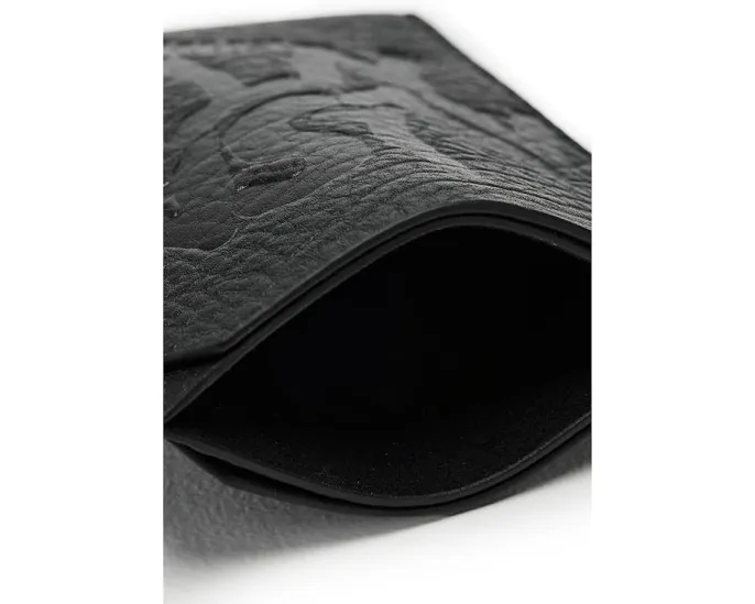 Обложка AllSaints Elba G Passport Holder для паспорта из кожи черная