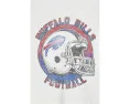 Футболка Junk Food Clothing NFL Buffalo Bills с полосатым кокеткой для детей