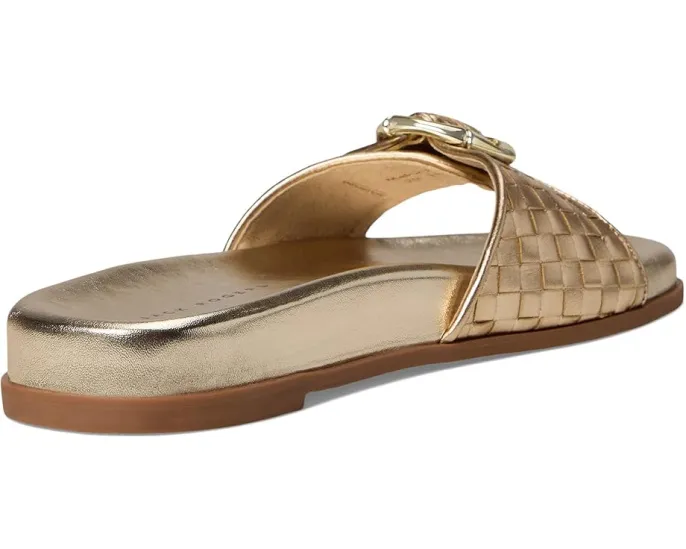 Сандалии Jack Rogers Essex Slide из тисненой металлической кожи