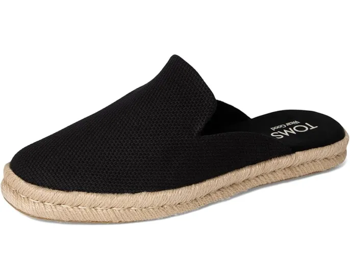 Мюли TOMS Santiago на платформе с круглым носком и веревочной отделкой