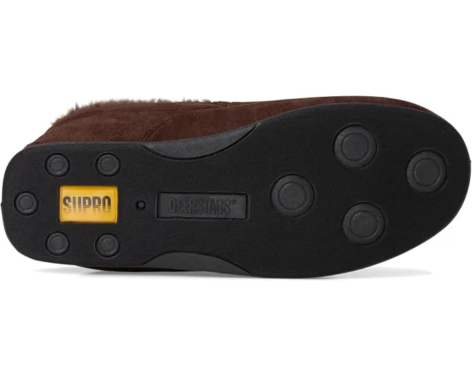 Тапочки-мокасины Deer Stags Spun с искусственным мехом и подошвой для дома и улицы