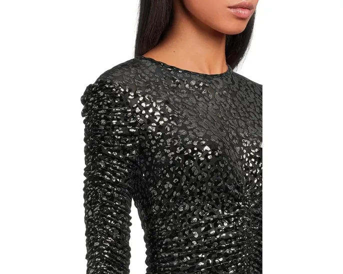 Топ AllSaints Eris Leppo с принтом и сборками