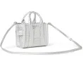Металлическая сумка-тоут Marc Jacobs The Monogram Metallic Leather Crossbody Tote Bag